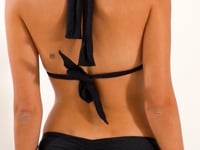 Cargar y reproducir el video en el visor de la galería, Video: Rio De Sol Sostén Top Shimmer-Black Mel
