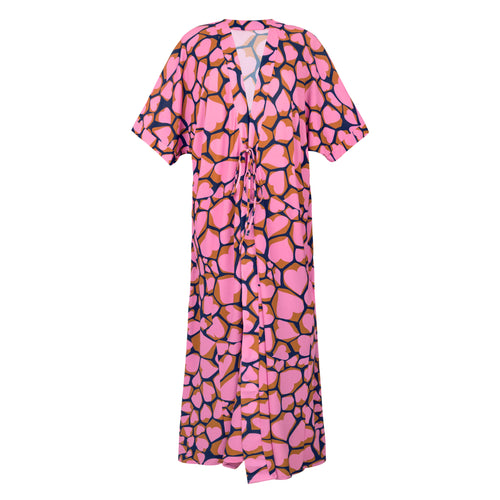 Product Front: Rio De Sol Vestido De Playa Amore-Pink Long Dress