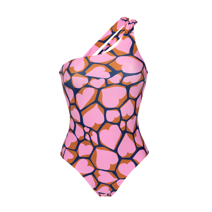 Product Front: Rio De Sol Una Pieza Amore-Pink Santorini