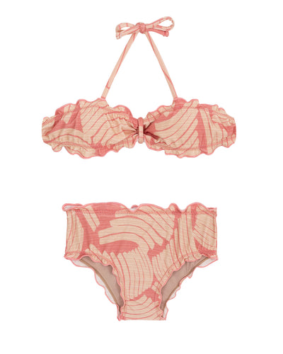 Product Front: Rio De Sol Traje De Baño De Dos Piezas Para Niña Banana Rose Kids