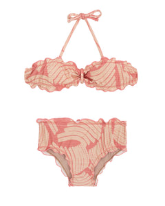 Product Front: Rio De Sol Traje De Baño De Dos Piezas Para Niña Banana Rose Kids