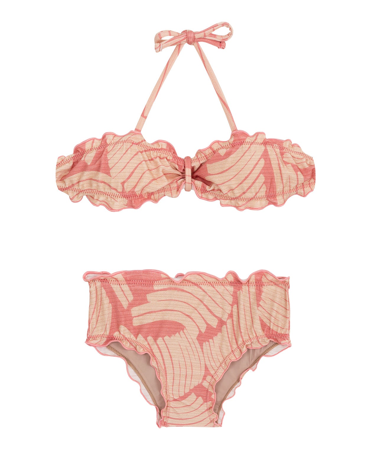 Product Front: Rio De Sol Traje De Baño De Dos Piezas Para Niña Banana Rose Kids