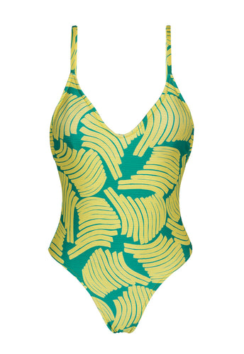 Product Front: Rio De Sol Una Pieza Banana Yellow Hype