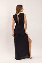 Cargar imagen en el visor de la galería, Image 05: Rio De Sol Vestido De Playa Black Long Dress Soleil

