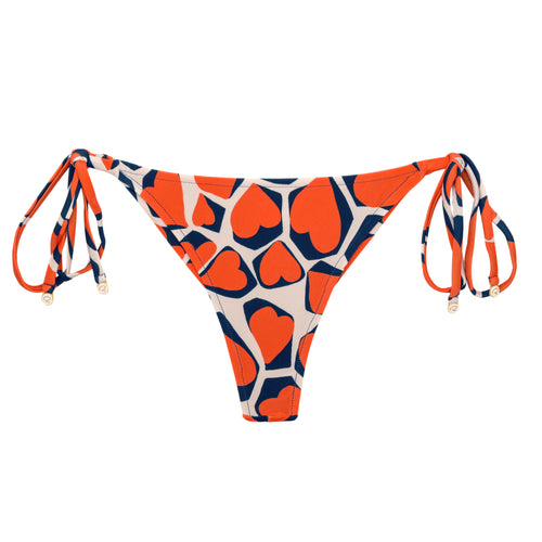 Product Front: Rio De Sol Bragas Bottom Amore-Red Cheeky-Tie