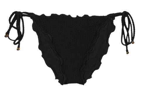 Product Front: Rio De Sol Bragas Bottom Dots-Black Frufru-Comfy