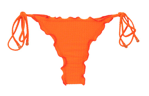 Product Front: Rio De Sol Bragas Bottom Dots-Orange Frufru-Fio