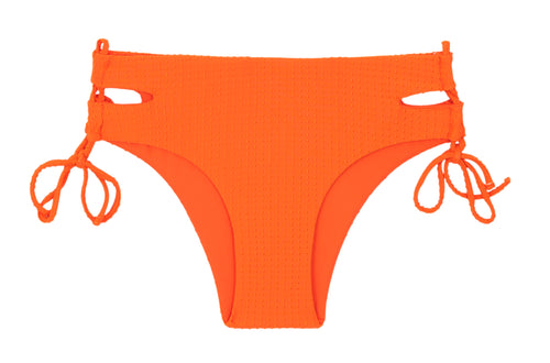 Product Front: Rio De Sol Bragas Bottom Dots-Orange Madrid