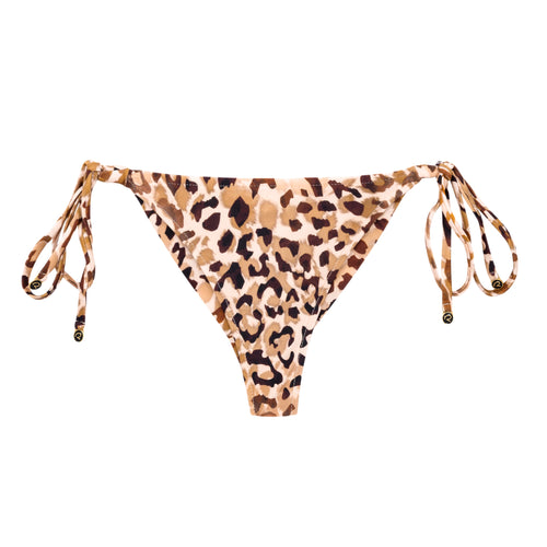 Product Front: Rio De Sol Bragas Bottom Leopard Cheeky-Tie