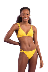 Image 04: Rio De Sol Bragas Bottom Malibu-Yellow Rio-Duo
