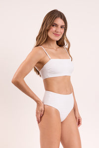 Image 04: Rio De Sol Bragas Bottom Memphis-White Hotpants