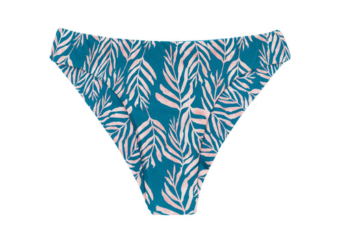 Product Front: Rio De Sol Bragas Bottom Palms-Blue Nice