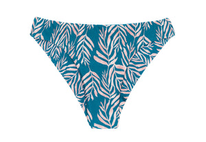 Product Front: Rio De Sol Bragas Bottom Palms-Blue Nice
