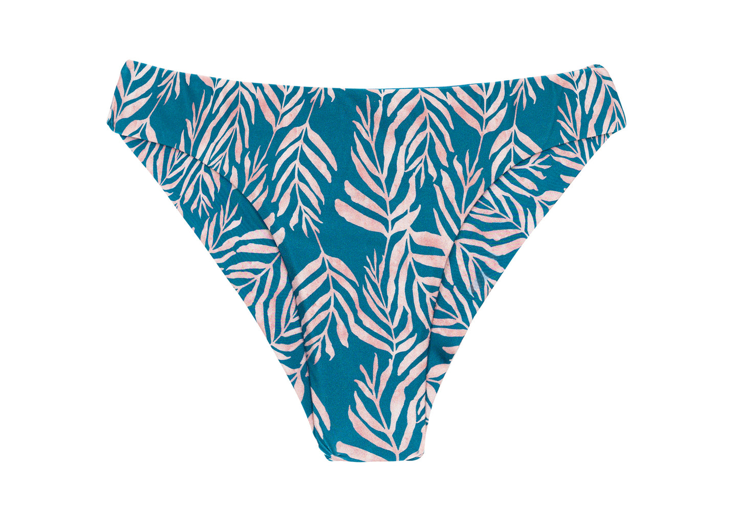 Product Front: Rio De Sol Bragas Bottom Palms-Blue Nice