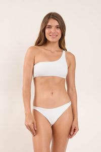 Model Front: Rio De Sol Bragas Bottom Sand-White Leblon
