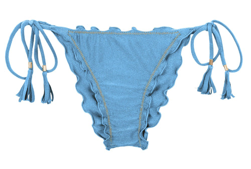 Product Front: Rio De Sol Bragas Bottom Shimmer-Baltic-Sea Frufru