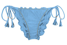 Cargar imagen en el visor de la galería, Product Front: Rio De Sol Bragas Bottom Shimmer-Baltic-Sea Frufru-Comfy

