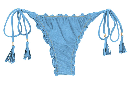 Product Front: Rio De Sol Bragas Bottom Shimmer-Baltic-Sea Frufru-Fio