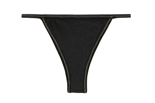 Product Front: Rio De Sol Bragas Bottom Shimmer-Black California