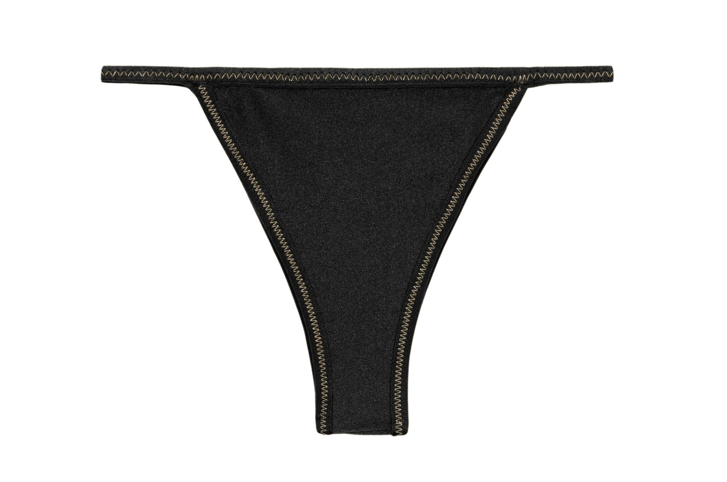 Product Front: Rio De Sol Bragas Bottom Shimmer-Black California