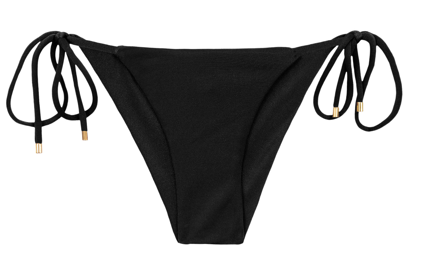 Product Front: Rio De Sol Bragas Bottom Shimmer-Black Cheeky-Tie