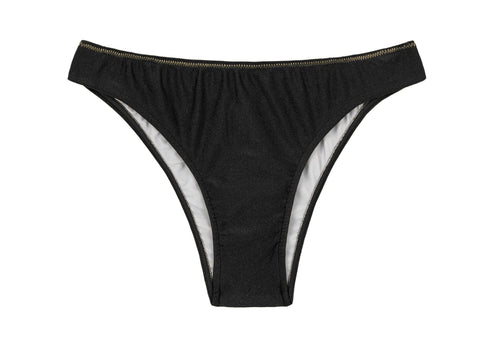 Product Front: Rio De Sol Bragas Bottom Shimmer-Black Essential