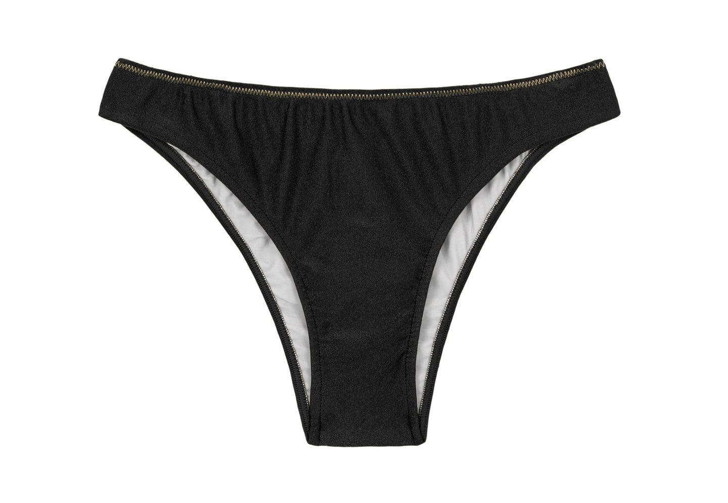 Product Front: Rio De Sol Bragas Bottom Shimmer-Black Essential