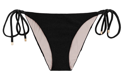 Product Front: Rio De Sol Bragas Bottom Shimmer-Black Ibiza-Comfy