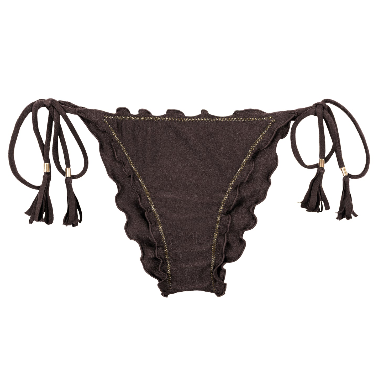 Product Front: Rio De Sol Bragas Bottom Shimmer-Coffee Frufru