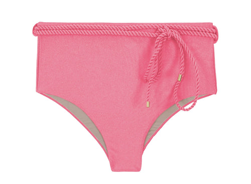 Product Front: Rio De Sol Bragas Bottom Shimmer-Confetti Belted-High-Waist