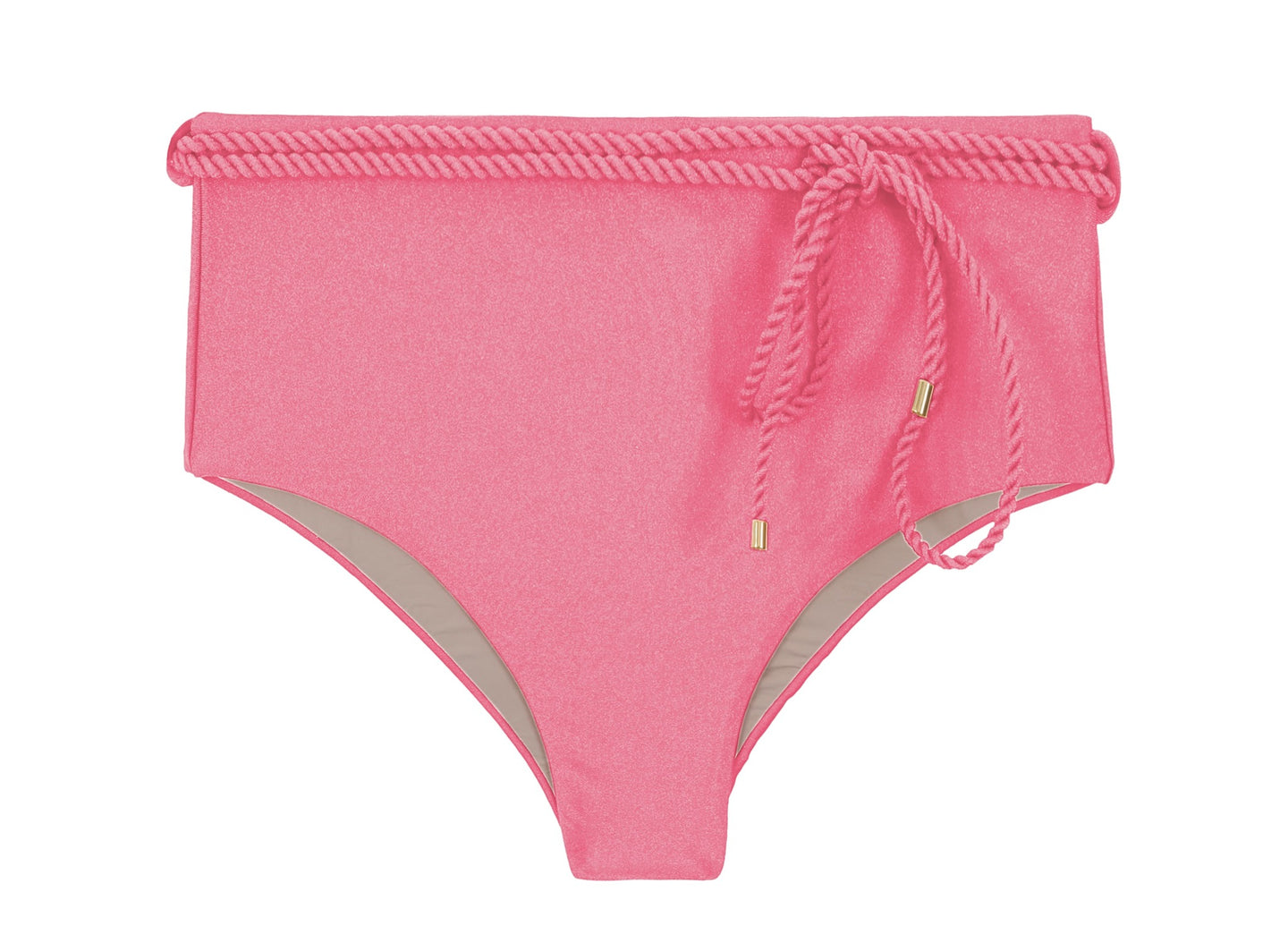 Product Front: Rio De Sol Bragas Bottom Shimmer-Confetti Belted-High-Waist
