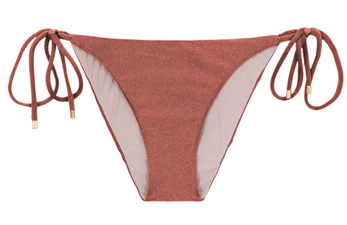 Product Front: Rio De Sol Bragas Bottom Shimmer-Copper Ibiza-Comfy