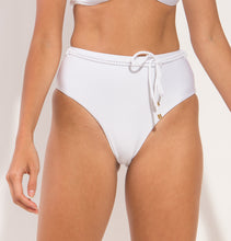 Cargar imagen en el visor de la galería, Image 10: Rio De Sol Bragas Bottom Shimmer-White Belted-High-Waist
