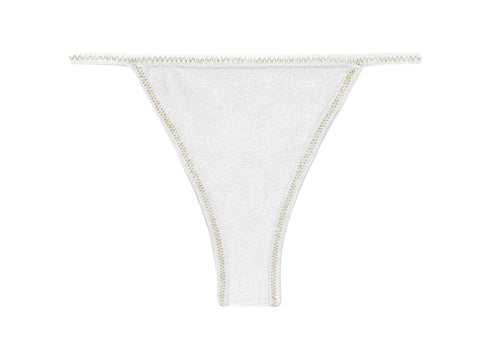 Product Front: Rio De Sol Bragas Bottom Shimmer-White California