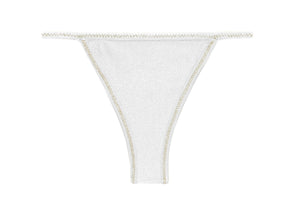 Product Front: Rio De Sol Bragas Bottom Shimmer-White California