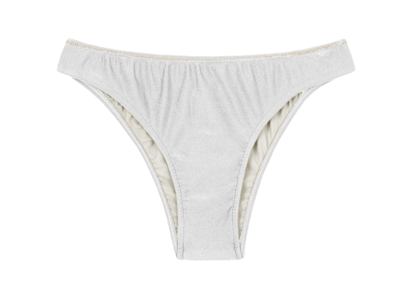 Product Front: Rio De Sol Bragas Bottom Shimmer-White Essential