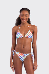 Model Front: Rio De Sol Bragas Bottom Square Frufru-Fio