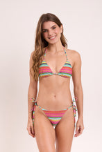 Cargar imagen en el visor de la galería, Model Front: Rio De Sol Bragas Bottom Supercolor Cheeky-Tie
