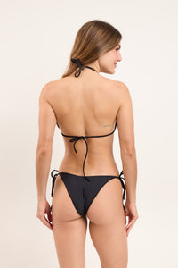 Model Back: Rio De Sol Bragas Bottom Touch-Black Amora