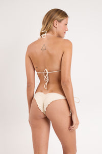 Model Back: Rio De Sol Bragas Bottom Touch-Natural Frufru