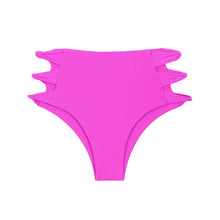 Cargar imagen en el visor de la galería, Product Front: Rio De Sol Bragas Bottom Vita-Pink High-Waist-Spin
