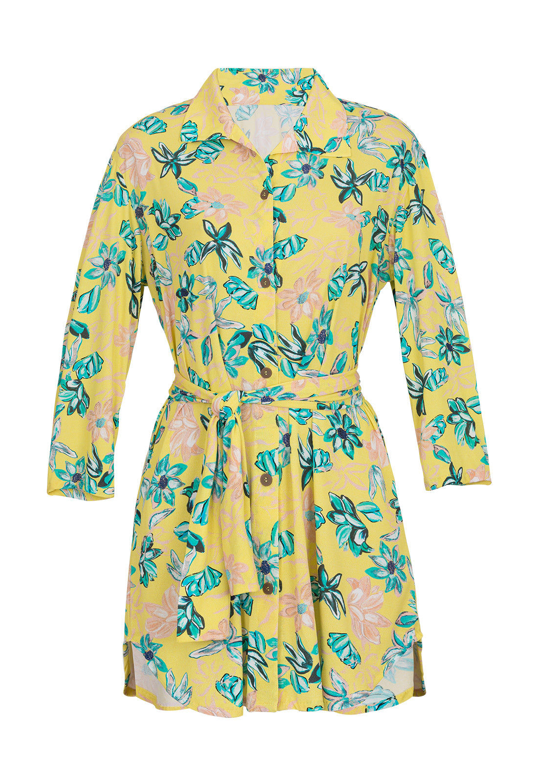 Product Front: Rio De Sol Vestido De Playa Chemise Florescer