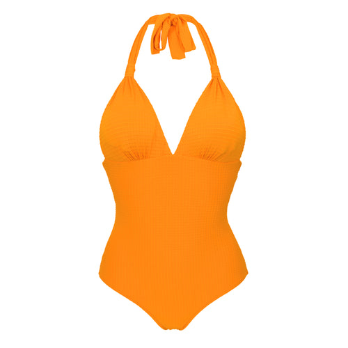 Product Front: Rio De Sol Una Pieza Dots-Mango Mel-Op
