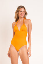 Cargar imagen en el visor de la galería, Model Front: Rio De Sol Una Pieza Dots-Mango Mel-Op
