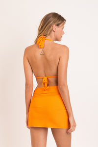 Model Back: Rio De Sol Falda De Playa Dots-Mango Skirt-Knot