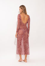 Cargar imagen en el visor de la galería, Model Back: Rio De Sol Vestido De Playa Dune Dress Lucy

