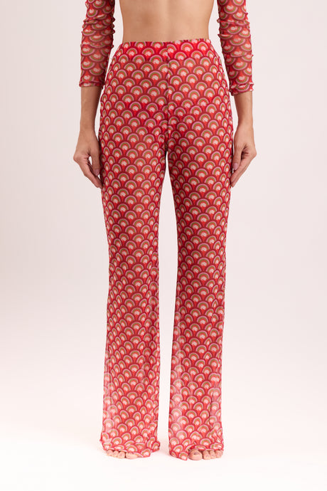 Gallery: Rio De Sol Pantalones De Playa Floral-Scales Pants Lana