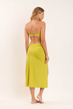 Cargar imagen en el visor de la galería, Model Back: Rio De Sol Falda De Playa Fluity-Abacateiro Long Skirt Knot
