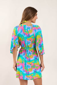 Model Back: Rio De Sol Vestido De Playa Fusion Mini Dress