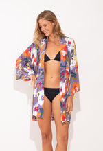 Cargar imagen en el visor de la galería, Image 06: Rio De Sol Caftán / Cubrir Garden-Flower Kimono
